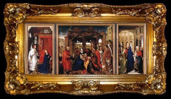 framed  WEYDEN, Rogier van der St Columba Altarpiece, ta009-2